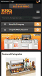 Mobile Screenshot of bbqoutlets.com